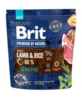 BRIT Premium by Nature Sensitive Lamb&Rice - kuiv koeratoit - 1 kg