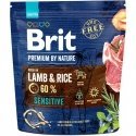 BRIT Premium by Nature Sensitive Lamb&Rice - sausā suņu barība - 1 kg
