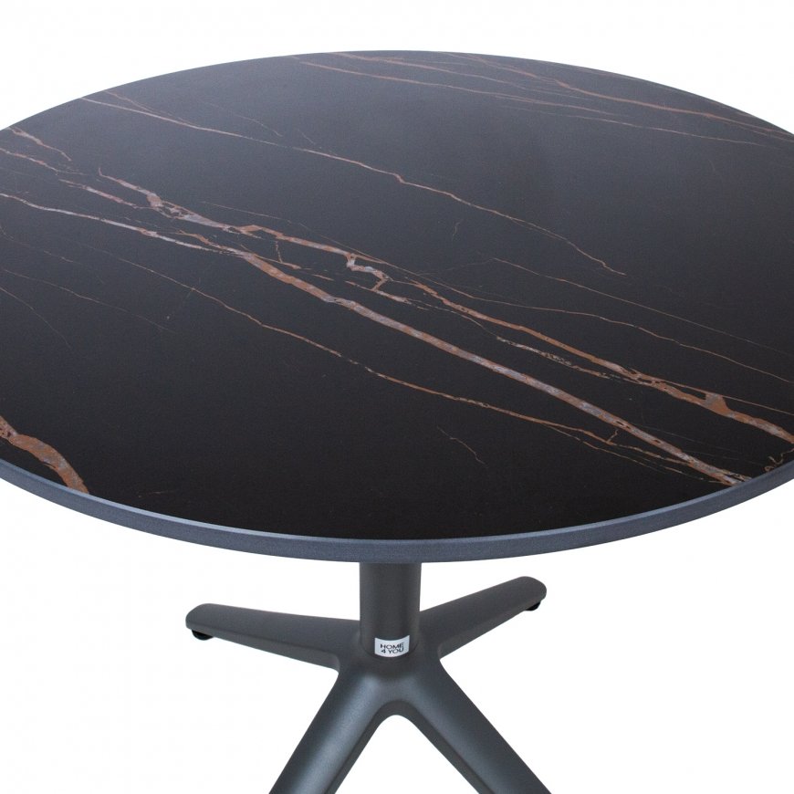 Table BEIDA D70xH72cm, brown – 3