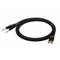 SSQ RCAJM1 SS-1427 kaabel 2x RCA - 2x pistikupesa Mono 6,3 mm 1 m must SSQ RCAJM1 SS-1427 kaabel 2x RCA - 2x pistikupesa Mono 6,3 mm 1 m must