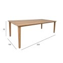 Table MALDIVE 220x100xH75cm