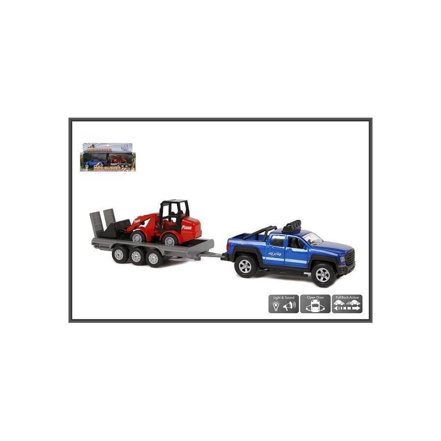 Lean Cars Hipo Auto metal with trailer in a 30cm box (510207)