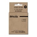 Actis KC-551Bk tintes kārtridžs 1 pcs Saderība Standarta produktivitāte Melns Actis KC-551Bk tintes kārtridžs 1 pcs Saderība Standarta produktivitāte Melns