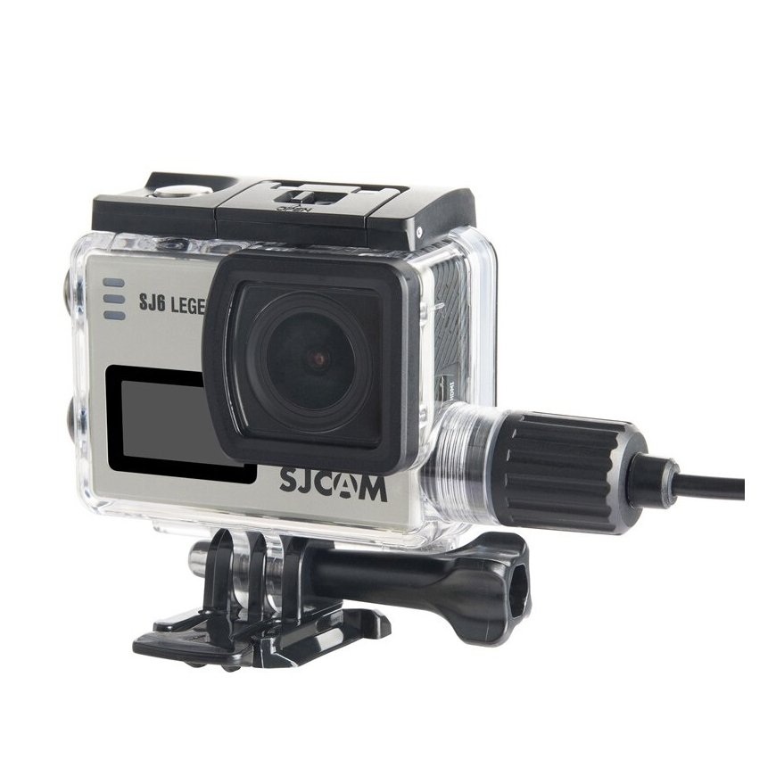 SJCam Оригинальный SJ6 Водостойкий чехол с подключением 12-38V Авто/ Мото Зарядки – 4