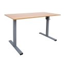 Desk ERGO OPTIMAL with 1 motor 120x60cm, oak/grey Desk ERGO OPTIMAL with 1 motor 120x60cm, oak/grey