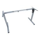 Table leg ERGO OPTIMAL with 1 motor, silver grey Table leg ERGO OPTIMAL with 1 motor, silver grey