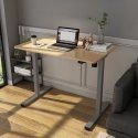 Table leg ERGO OPTIMAL with 1 motor, silver grey Table leg ERGO OPTIMAL with 1 motor, silver grey