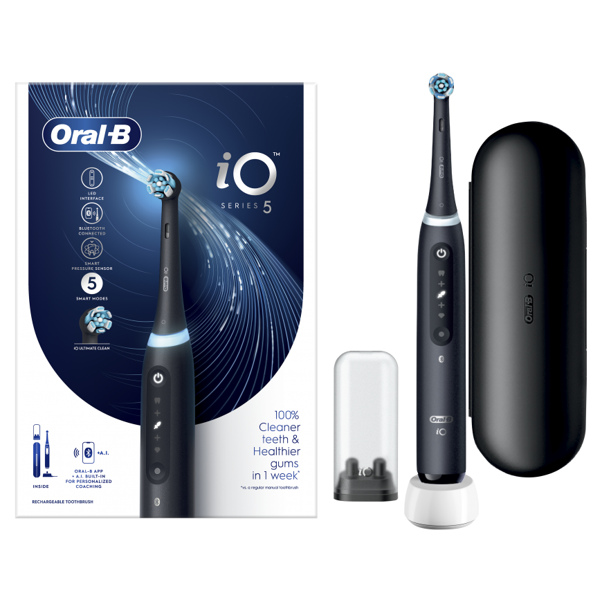 Braun iOG5.1B6.2DK Oral-B iO5 Electric Toothbrush Matt Black – 2