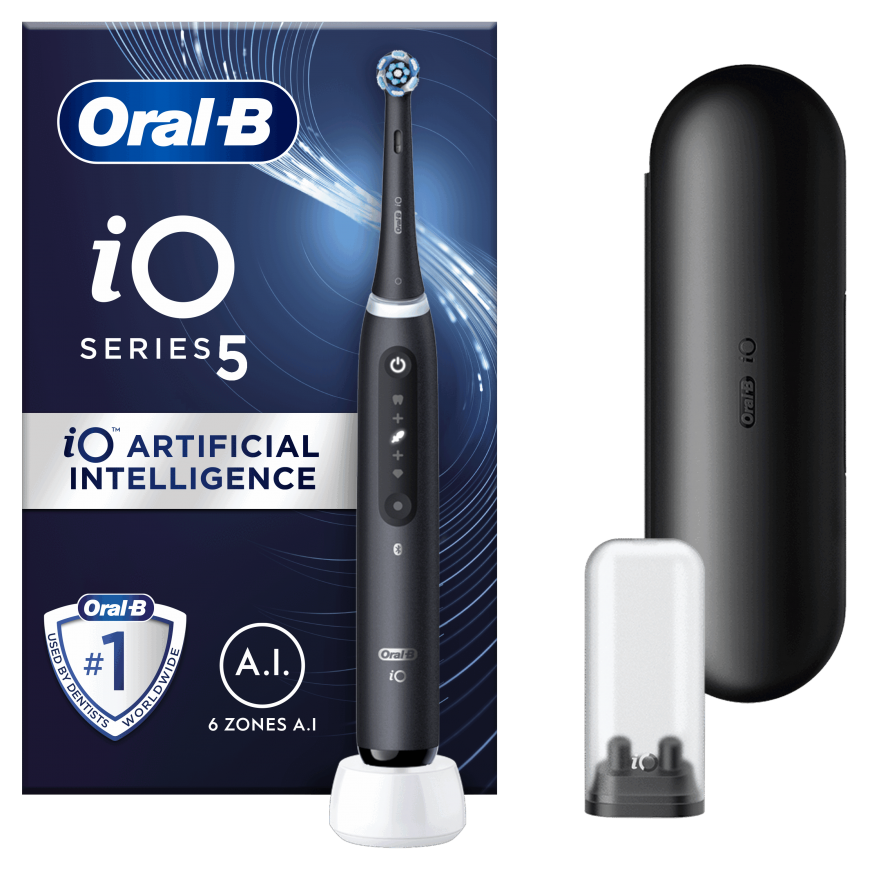 Braun iOG5.1B6.2DK Oral-B iO5 Elektrinis Dantų Šepetėlis Matt Juodas – 4