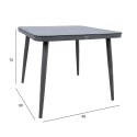 Laud ANDROS 90x90xH75cm, hall Laud ANDROS 90x90xH75cm, hall