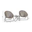 Garden furniture set TURKU side table, 2 chairs