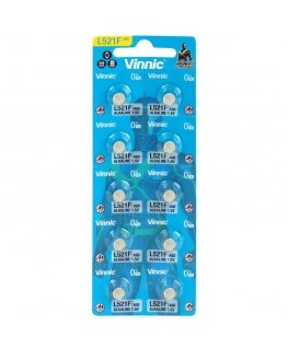 Alkaline mini battery Vinnic G1 / AG1 / L621 / LR60 10 pcs.