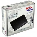LC-Power LC-25BUB3 storage drive enclosure Aluminium, Black 2.5"
