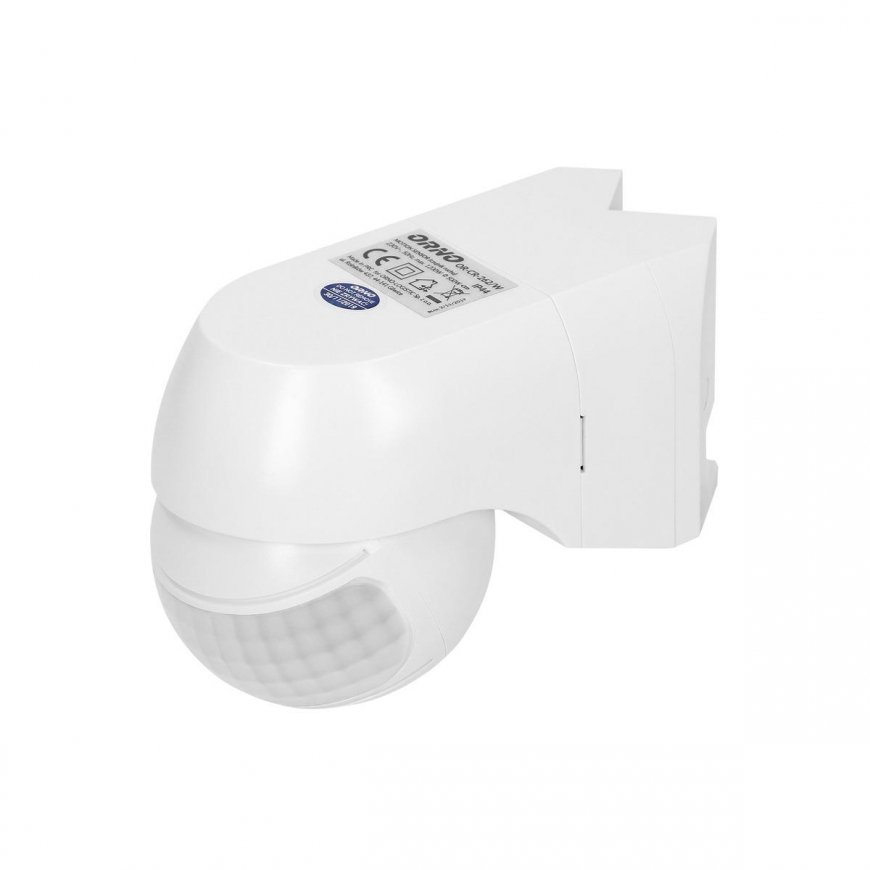 Orno's 220th motion sensor. 1200W, IP44, 3 mounting options, white – 5