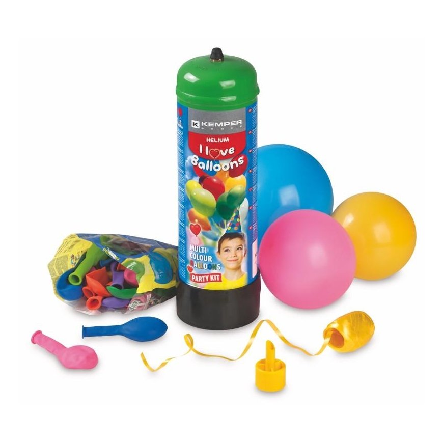 Helium gas "KEMPER" 2.2 l, 110 bar