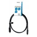 Deltaco USBC-1501-LSZH USB kabelis 1 m USB 3.2 Gen 2 (3.1 Gen 2) Melns Deltaco USBC-1501-LSZH USB kabelis 1 m USB 3.2 Gen 2 (3.1 Gen 2) Melns