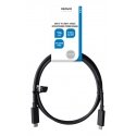Deltaco USBC-1501-LSZH USB-kaabel 1 m USB 3.2 Gen 2 (3.1 Gen 2) Must Deltaco USBC-1501-LSZH USB-kaabel 1 m USB 3.2 Gen 2 (3.1 Gen 2) Must