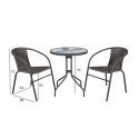 Balcony set BISTRO table, 2 chairs Balcony set BISTRO table, 2 chairs