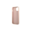 Guess GUHCP13SPSATLP iPhone 13 mini 5.4 inch Pink/Pink Hard Case SaffianoTriangle Logo Guess GUHCP13SPSATLP iPhone 13 mini 5.4 inch Pink/Pink Hard Case SaffianoTriangle Logo
