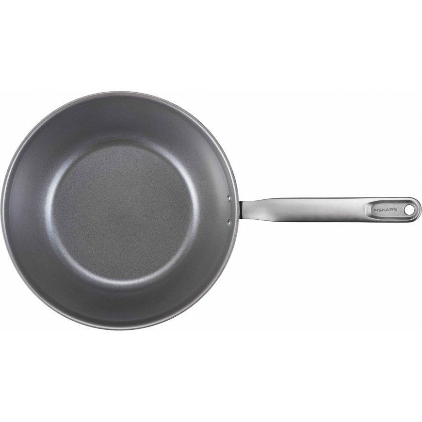 Fiskars All Steel wok pan, 28 cm – 2