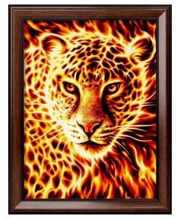 Beldizart Ugnies leopardas 30x40 cm AZ-1849