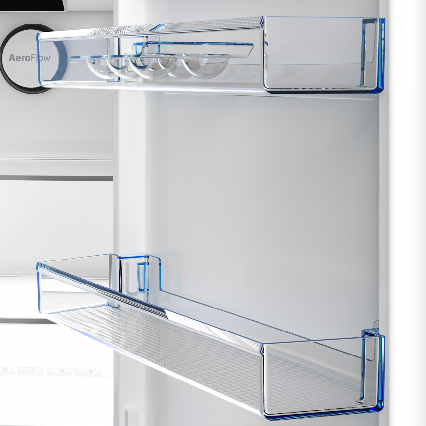 BEKO Refrigerator B3RCNA364HXB, height 185cm, Energy class E – 3