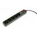 ENERGENIE Power Strip 5 sockets, 3m, black ENERGENIE Power Strip 5 sockets, 3m, black