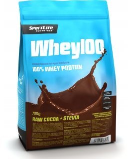 SportLife Whey100 Stevia toores kakao vadakuvalk, 700 g