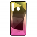 Mocco Stone Ombre Back Case Silicone Case With gradient Color For Apple iPhone 7 / 8 Yellow - Pink