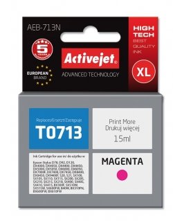 Activejet AEB-713N mustekasetti 1 kpl Yhteensopiva Korkea (XL) värintuotto Magenta