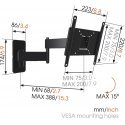 Vogels MA 2040 (A1) Full-Motion TV Wall Mount