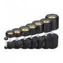 Rubber dumbbell HMS HG Pro - 16 kg