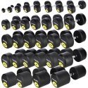 Rubber dumbbell HMS HG Pro - 16 kg