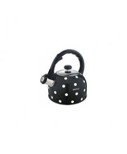 KETTLE IN BLACK COLOR WITH WHITE DOTS - 2.6L KH 1051