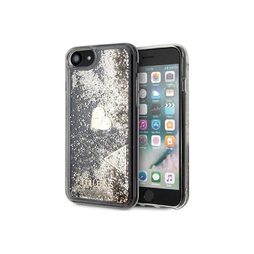 Guess GUOHCI8GLHFLGO iPhone 7/8/SE 2020 / SE 2022 Gold/Gold Hard Case Glitter Charms