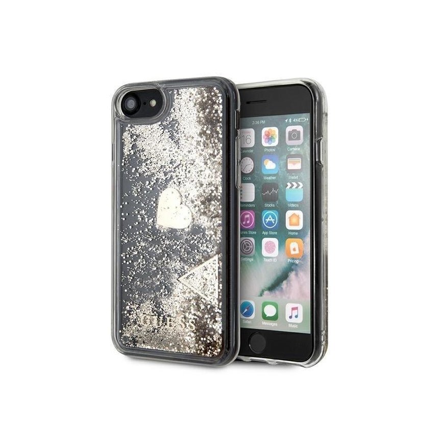 Guess GUOHCI8GLHFLGO iPhone 7/8/SE 2020 / SE 2022 Gold/Gold Hard Case Glitter Charms – 2