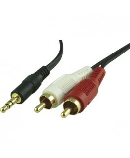 Fuj:tech 2 x RCA uros - 3,5 mm uros -kaapeli, 1,8 m