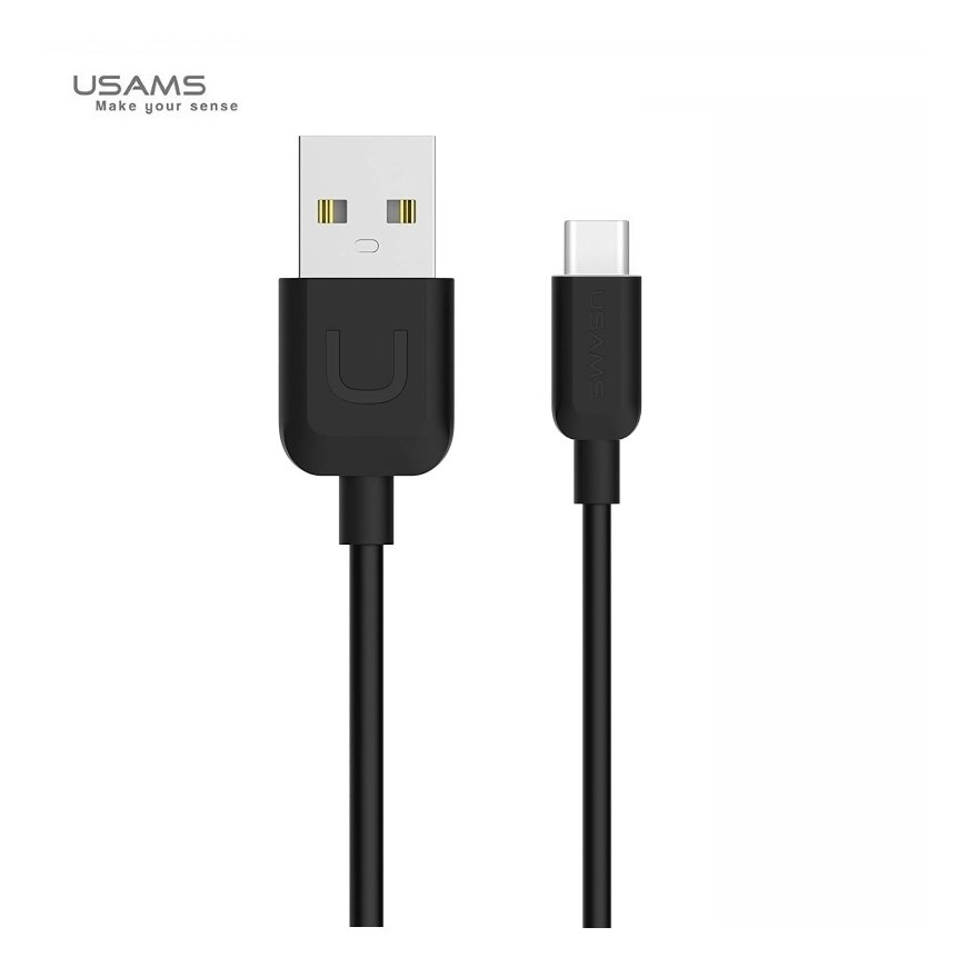 Usams US-SJ099 U-Turn Прочный TPE Универсальный Type-C на USB 1m Кабель Данных и Быстрого 2A Заряда