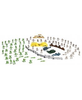 CHAP MEI game set Soldier Force Bucket, 100 pcs., 545032