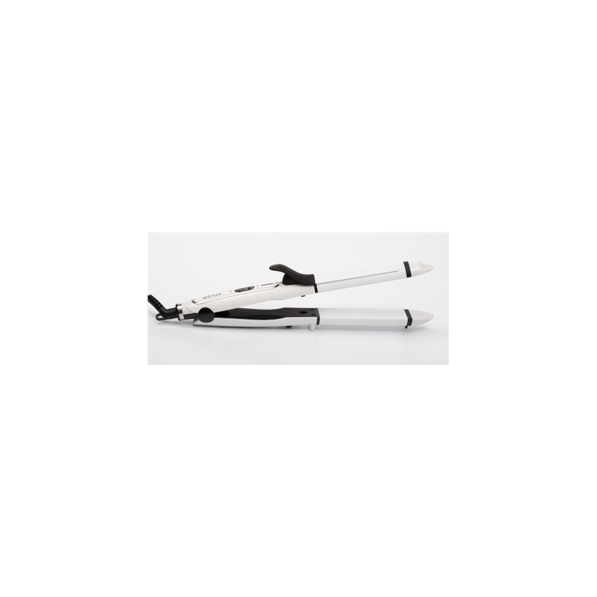 Hair straightener Adler Warranty 24 months, Ceramic heating system, 50 W, White – 5