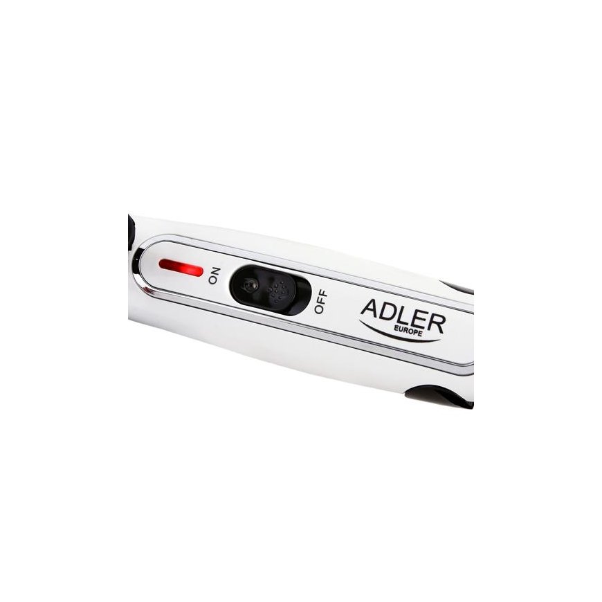 Hair straightener Adler Warranty 24 months, Ceramic heating system, 50 W, White – 15
