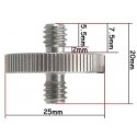 Caruba thread adapter 1/4 "male - 1/4" male Caruba thread adapter 1/4 "male - 1/4" male