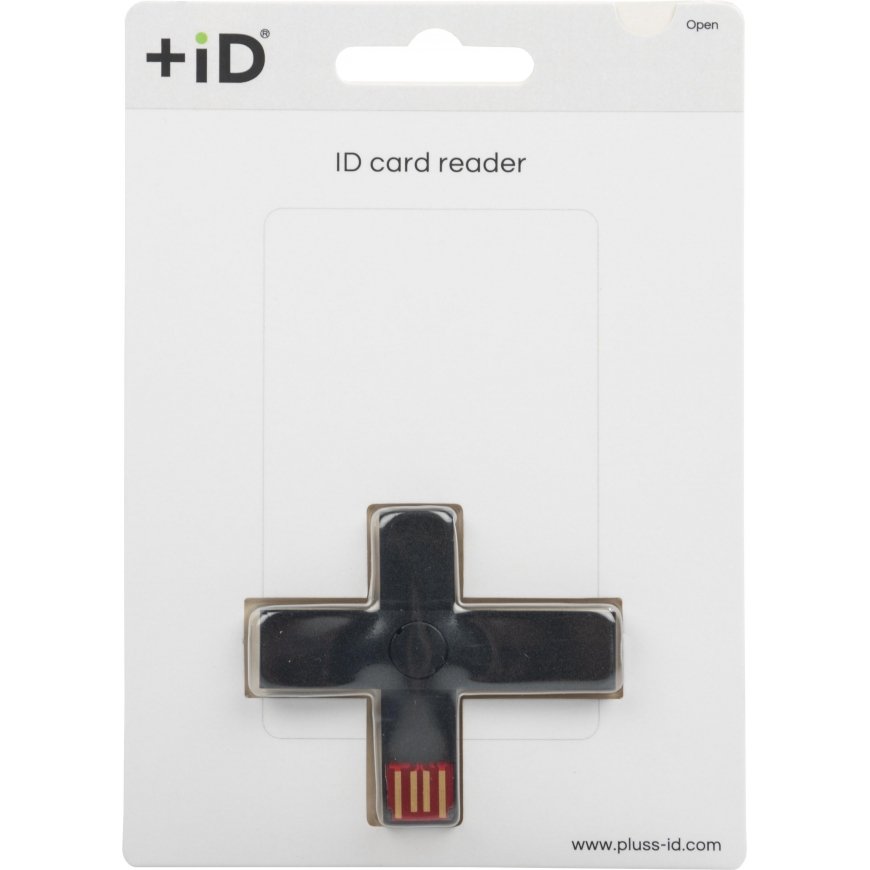 +ID Smart card reader USB (Black) – 2
