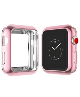 Dux Ducis Premium Silikona Maciņš Priekš Apple Watch 4 44 mm Rozā + Dāvana