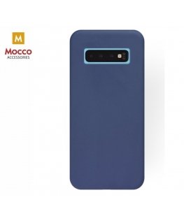 Mocco Soft Magnet Matēts Silikona Apvalks Ar Iebuvētu Magnētu Turētajam Priekš Xiaomi Redmi Note 7 / Note 7 Pro Zils
