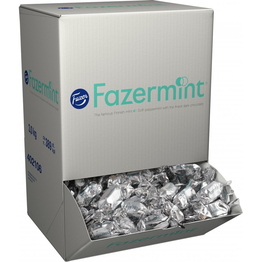 Fazer Fazermint šokolādes konfektes, 3 kg
