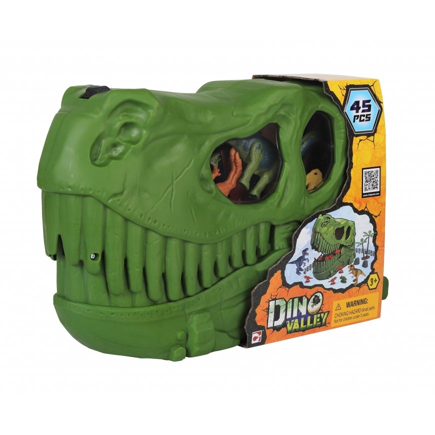 CHAP MEI game set Dino Valley Dino Skull Bucket, 45 pcs., 542029 – 2