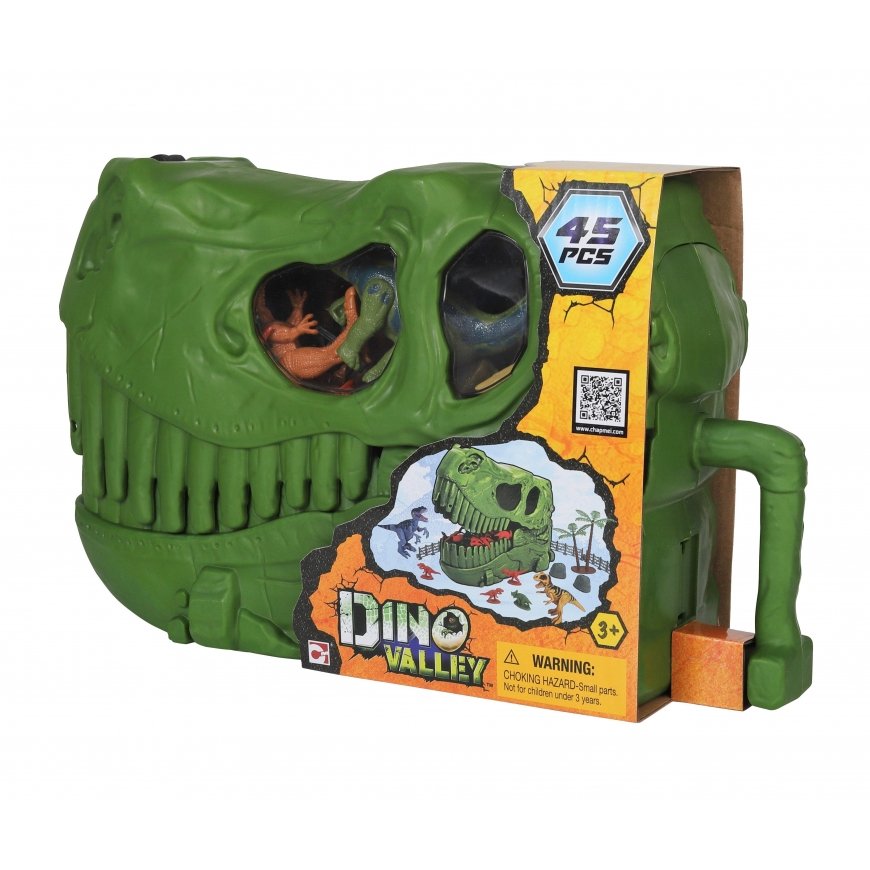 CHAP MEI game set Dino Valley Dino Skull Bucket, 45 pcs., 542029 – 3