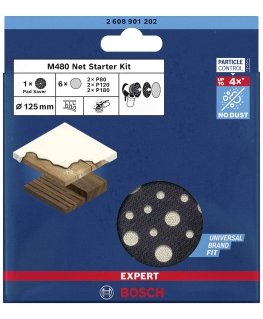 Bosch Sanding Nets M480 125mm Starter Kit EXP