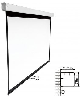 Leinwand Manual 100 "16: 9 ekraan